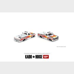 Mini GT - Chevrolet Silverado Kaido V1, White