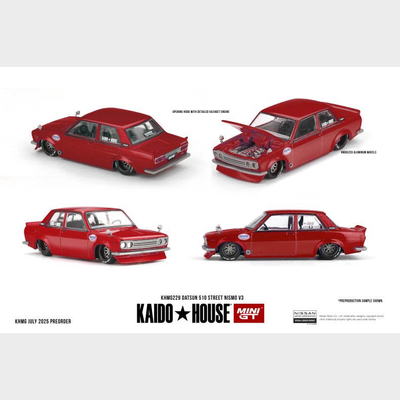 Mini GT, Kaido House - Datsun 510 Street Nismo V3