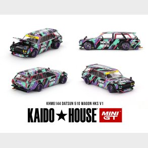 Mini GT - 1969 Datsun 510 Wagon HKS V1 Kaido House 