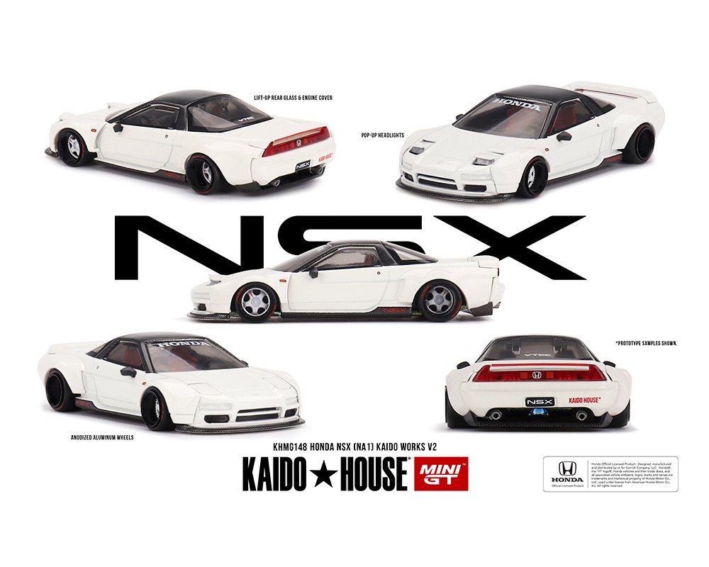 Mini GT - 1990 Honda NSX (NA1) Kaido Works V2