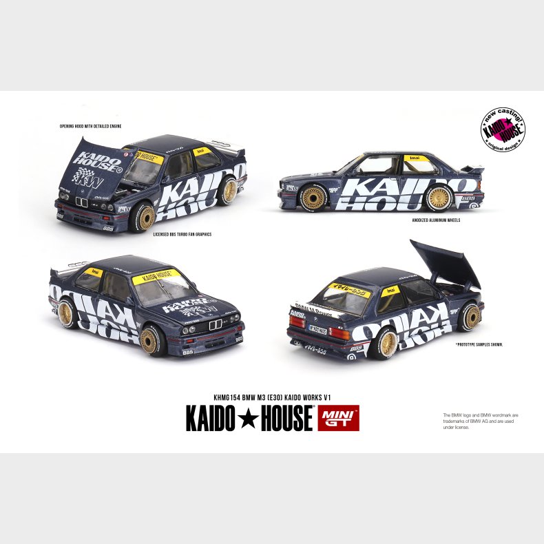 Mini GT - 1989 BMW M3 (E30) Kaido Works