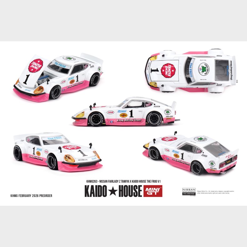 Mini GT, Kaido House - Nissan Fairlady Z Tamiya "The Frog"