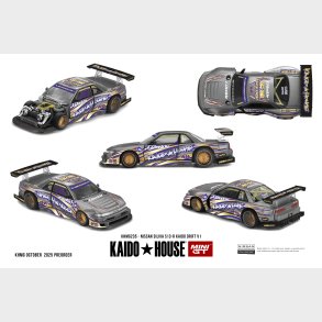 Mini GT, Kaido House - Nissan Silvia S13-R Kaido Drift V1