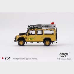 Mini GT - 1989 Land Rover Defender 110, Japan Camel Trophy