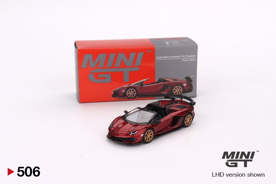 ミニカー MINI GT Lamborghini Aventador SVJ Roadst Pre-Order* Mini GT - Lamborghini Aventador SVJ 63 Roadster
