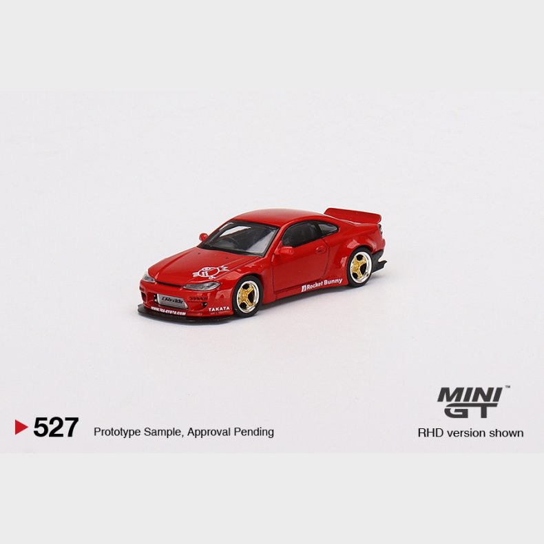 Mini GT - Nissan Silvia (S15) Rocket Bunny, Red
