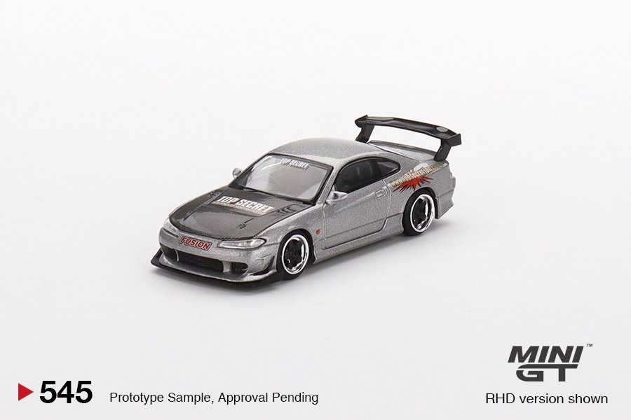 Mini GT - Nissan Silvia (S15) Top Secret, Silver