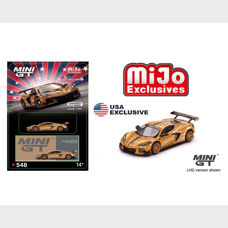 Mini GT - Chevrolet Corvette C8.R Star &amp; Stripes (US Exclusive)