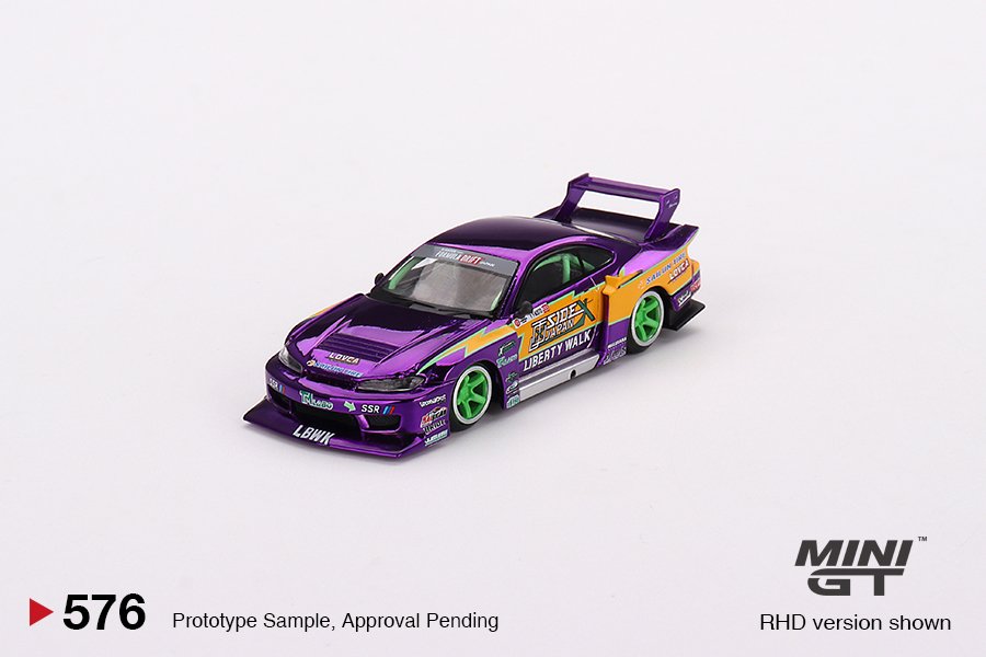 MINIGT ミニGT　LBWK　NISSAN S15 SILVIA 3台セット Mini GT 1:64 Nissan Silvia S15 LB-Super Silhouette LBWK 2024