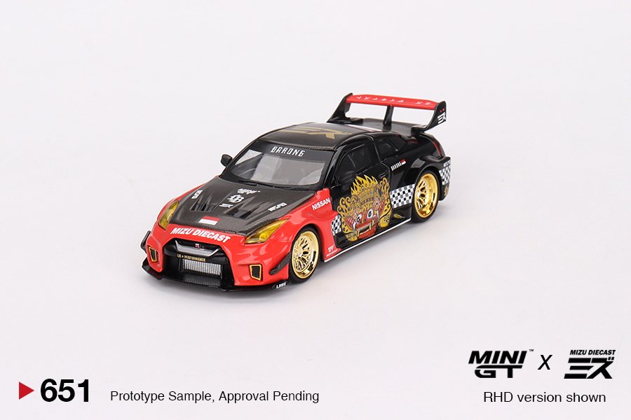熱い販売 GT Mini -  Ver.1 35GT-RR GT Nissan LBWK ミニカー