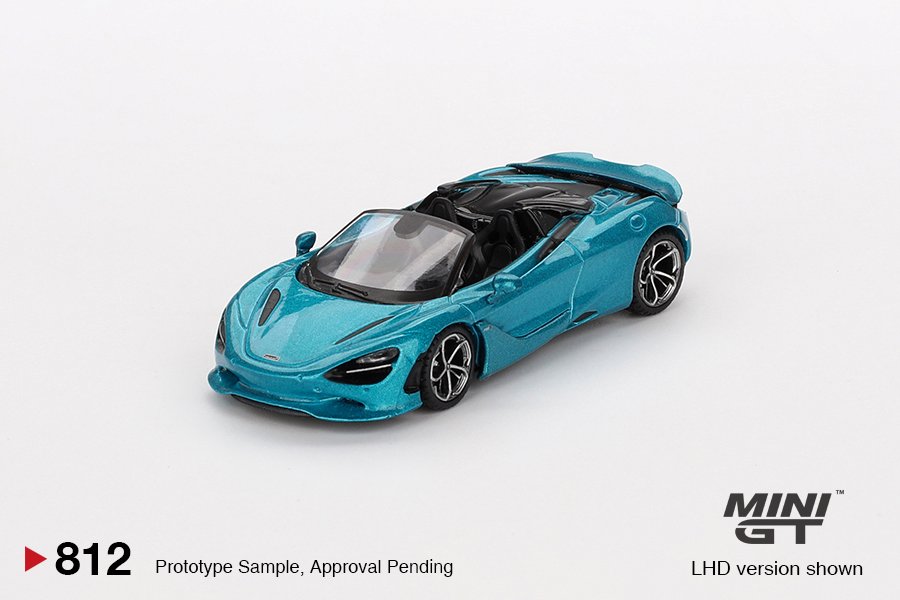 Modèle Réduit MINI GT McLaren 750S Spider - Échelle 1/64, Couleur Mantis Green 2024