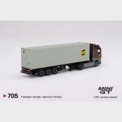 Mini GT - Mercedes Benz Actros, UPS Container