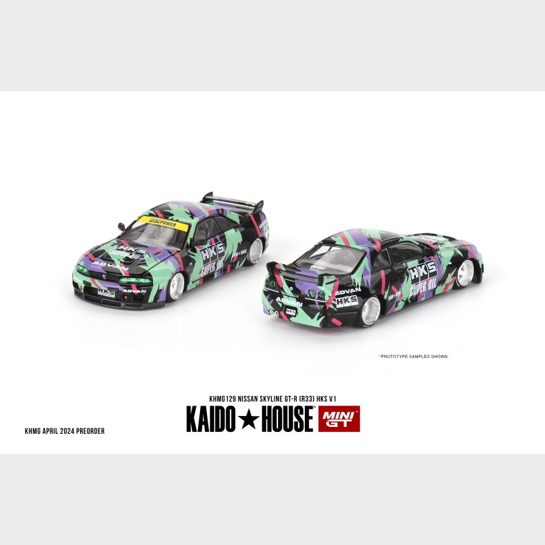 Mini GT - 1995 Nissan Skyline GT-R (R33) HKS V1
