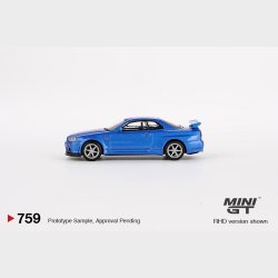 ミニカー MINIGT NissanSkyline GT-R R34 V-Spec II MINI GT Nissan Skyline GT-R (R34) V-Spec II 5 Anniversary