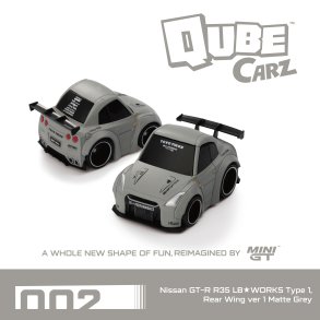 Mini GT - Qube Carz - Nissan GT-R LB Works (Rear wing ver1)