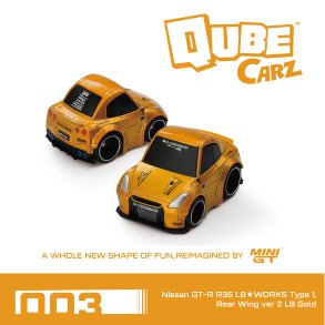 Mini GT - Qube Carz - Nissan GT-R LB Works (Rear wing ver2)