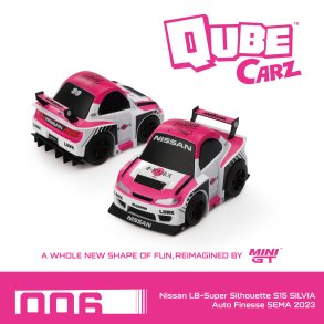 Mini GT - Qube Carz - Nissan Silvia S15 Auto Finesse