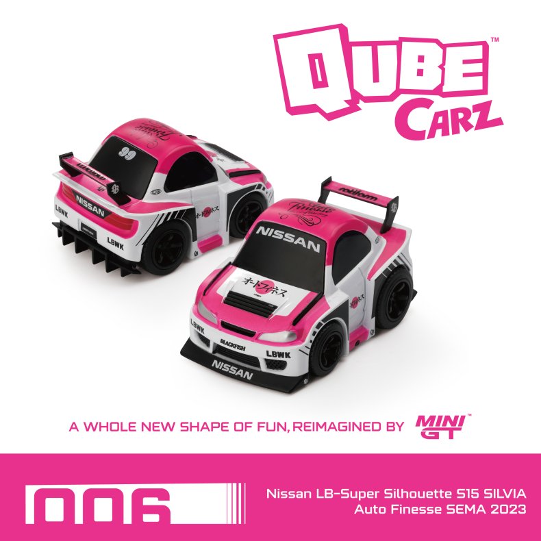 Mini GT - Qube Carz - Nissan Silvia S15 Auto Finesse