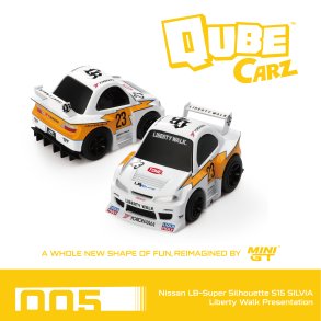 Mini GT - Qube Carz - Nissan Silvia S15 LBWK
