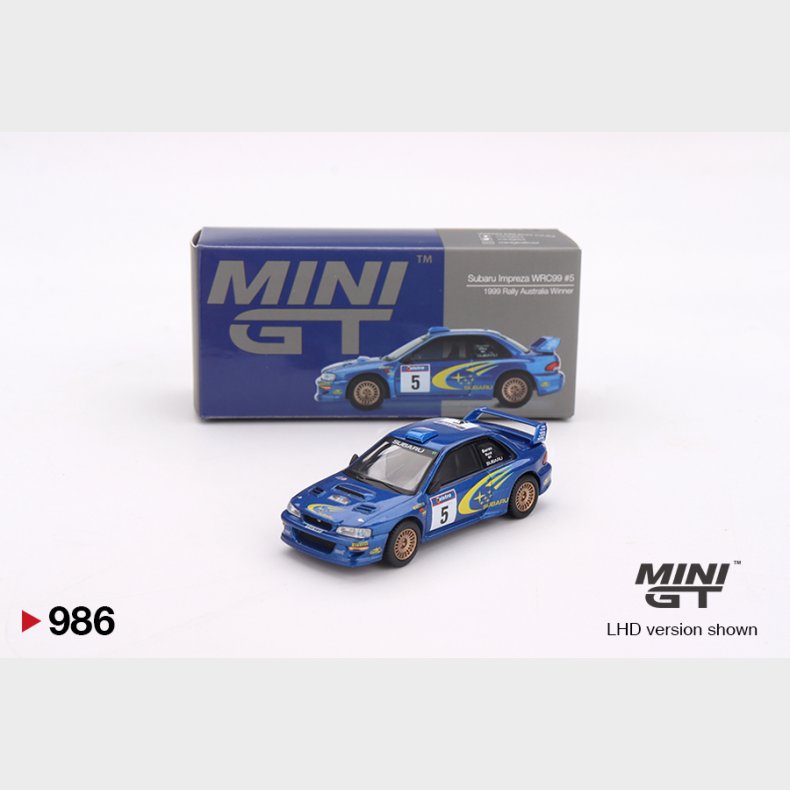 Mini GT - 1999 Subaru Impreza WRC99 #5