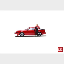 Pop Race - Mitsubishi Starion with Driver Figure