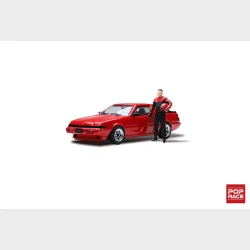 Pop Race - Mitsubishi Starion with Driver Figure
