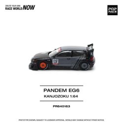 Pop Race - Honda Pandem Civic EG6 (Gray)
