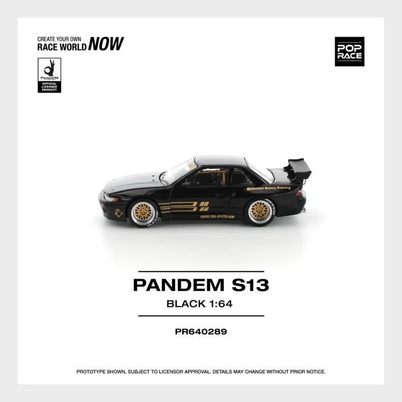 Pop Race - Pandem S13 (Black)