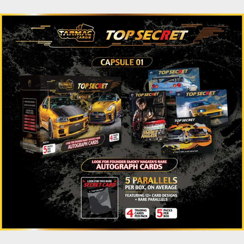 Tarmac Cards - Top Secret Capsule 01