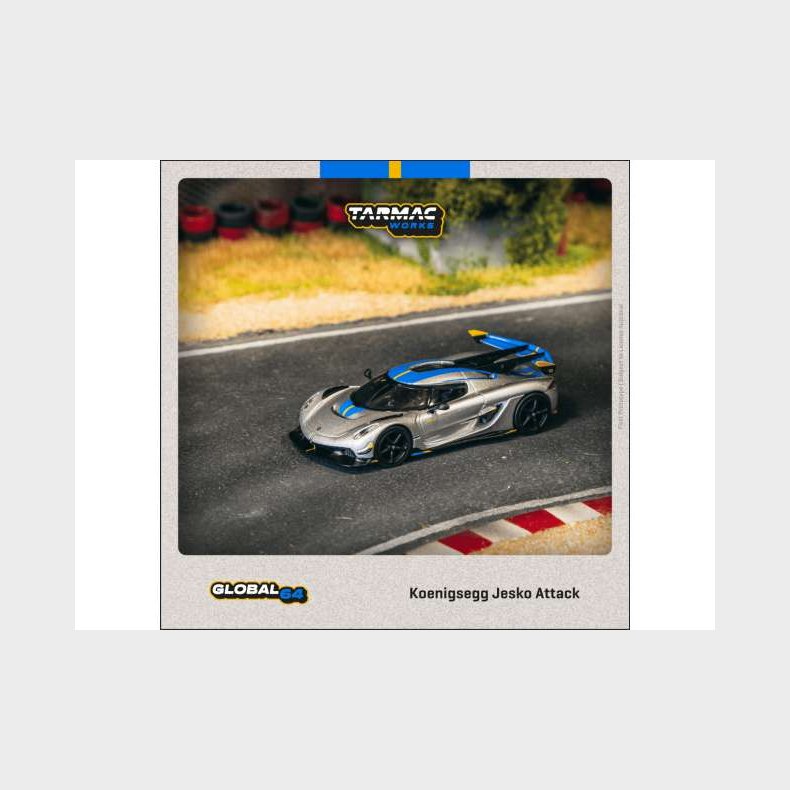 Tarmac Works - Koenigsegg Jesko Attack (Silver) [Pre-order]