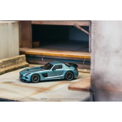 Tarmac Works - Mercedes Benz SLS AMG Coupe (Blue) [Pre-order]