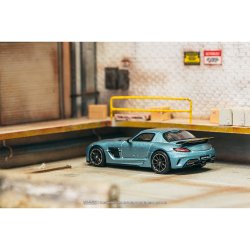 Tarmac Works - Mercedes Benz SLS AMG Coupe (Blue) [Pre-order]